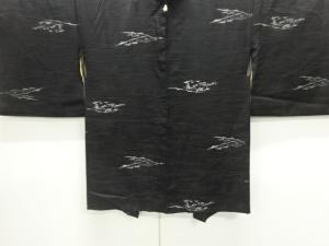 大正ロマン　松林模様織出し一ツ紋羽織